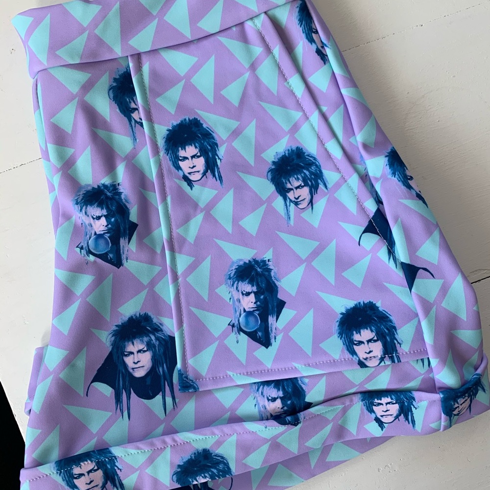 BlackMilk David Bowie Labyrinth Shorts size M